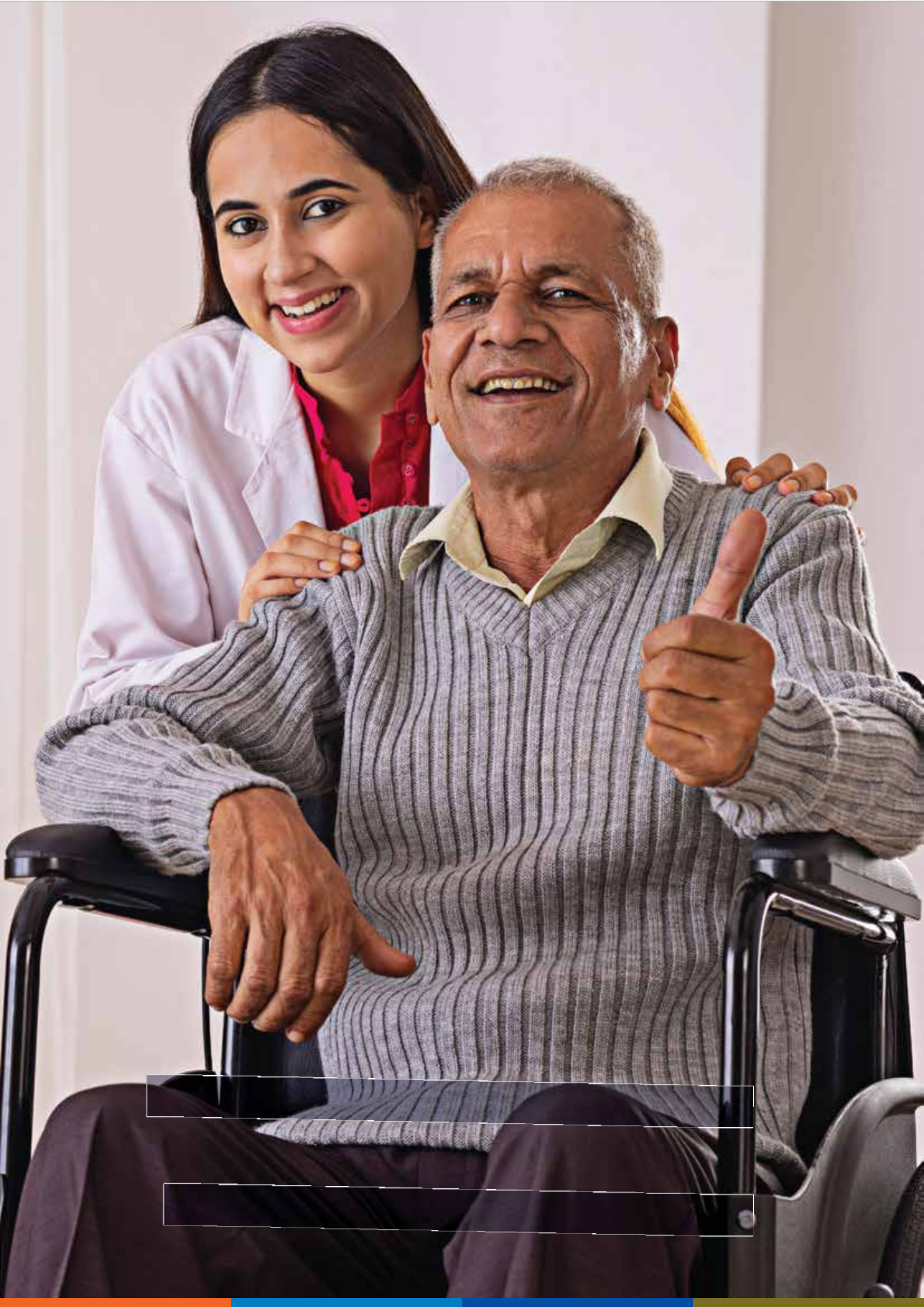 Doctors and family illustration